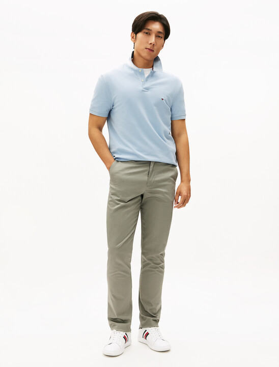 Color Block Undercollar Polo