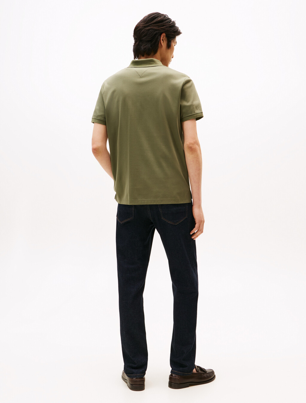 Icon 印花圖案 Polo 衫, Battle Green, hi-res