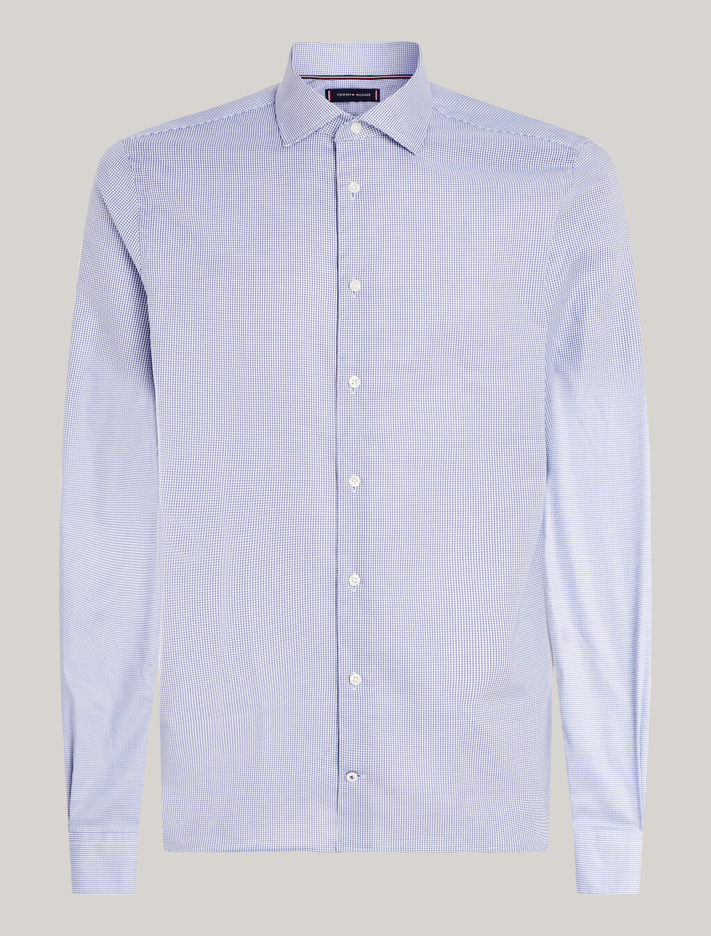 Smart Casual Check Slim Fit Shirt, Turbine Grey Check, hi-res