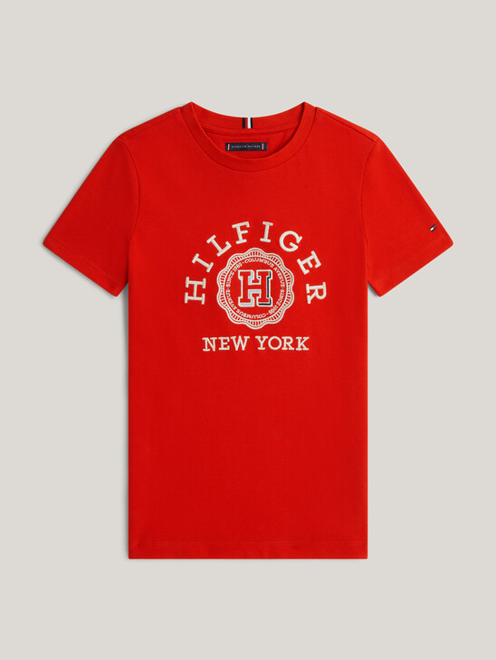 Hilfiger Monotype Archive Crest Logo Embroidery T-Shirt