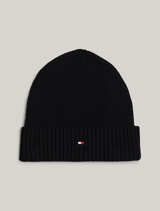 Hilfiger 山羊絨旗幟針織帽