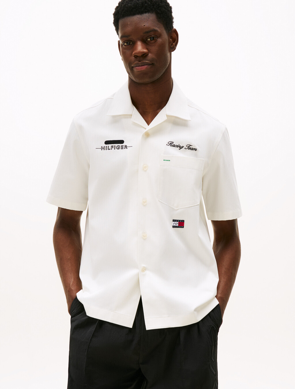 The APXGP Collection Boxy Short Sleeve Shirt, Ivory, hi-res