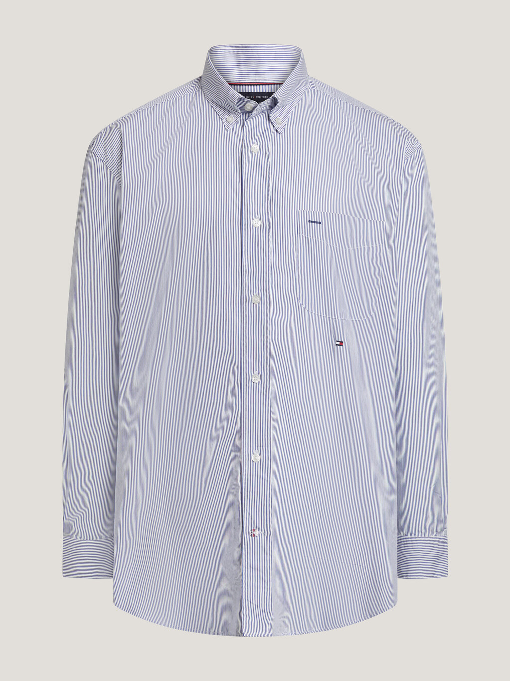 細條紋寬鬆襯衫, Blue / Multi, hi-res