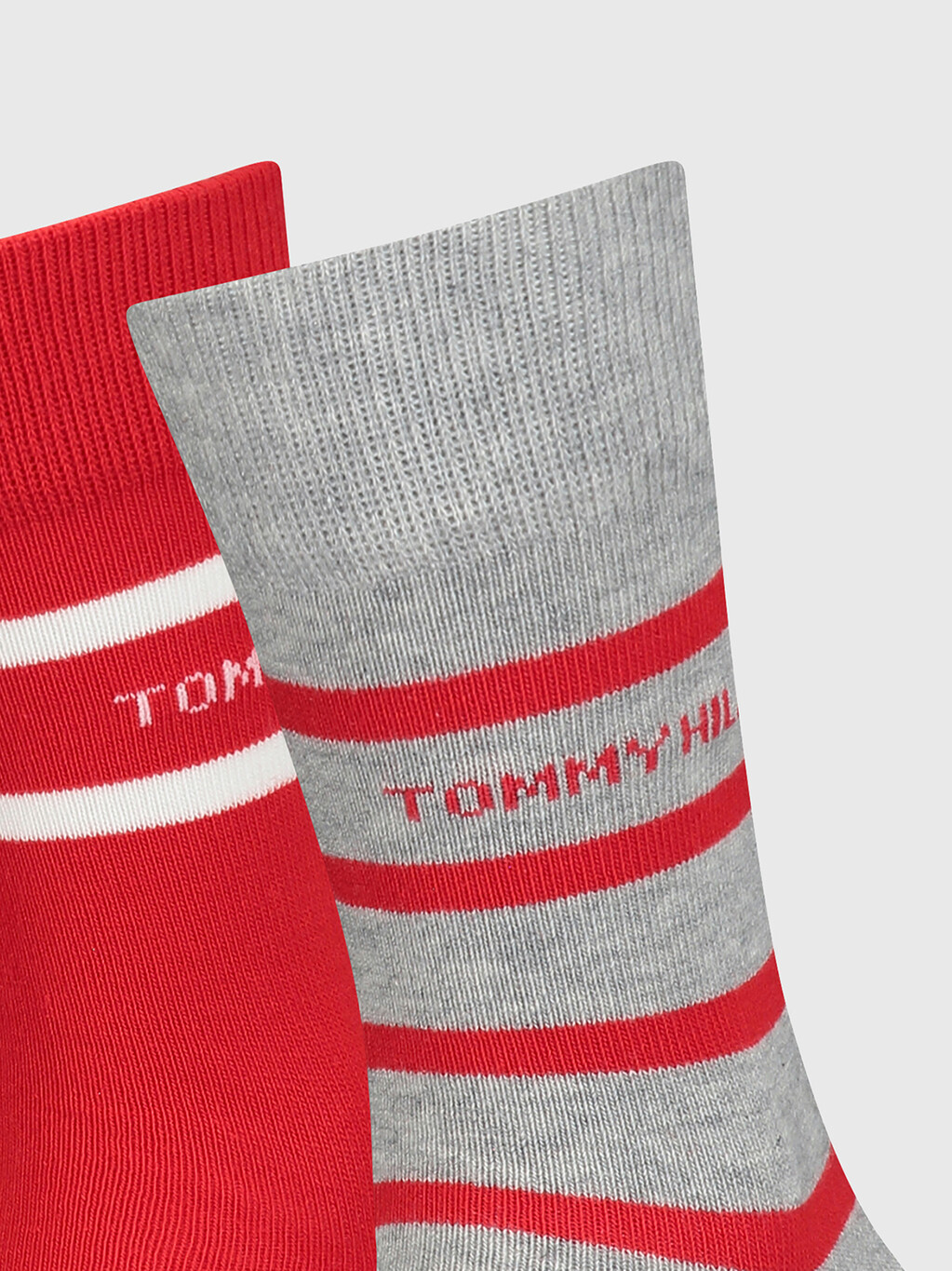 Tommy Hilfiger 童裝條紋襪 2 件裝, BLUE, hi-res