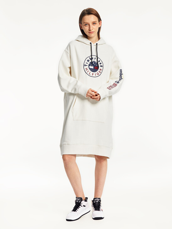 TOMMYXTIMBERLAND HOODED SWEATSHIRT DRESS TOMMYXTIMBERLAND HOODED SWEATSHIRT DRESS