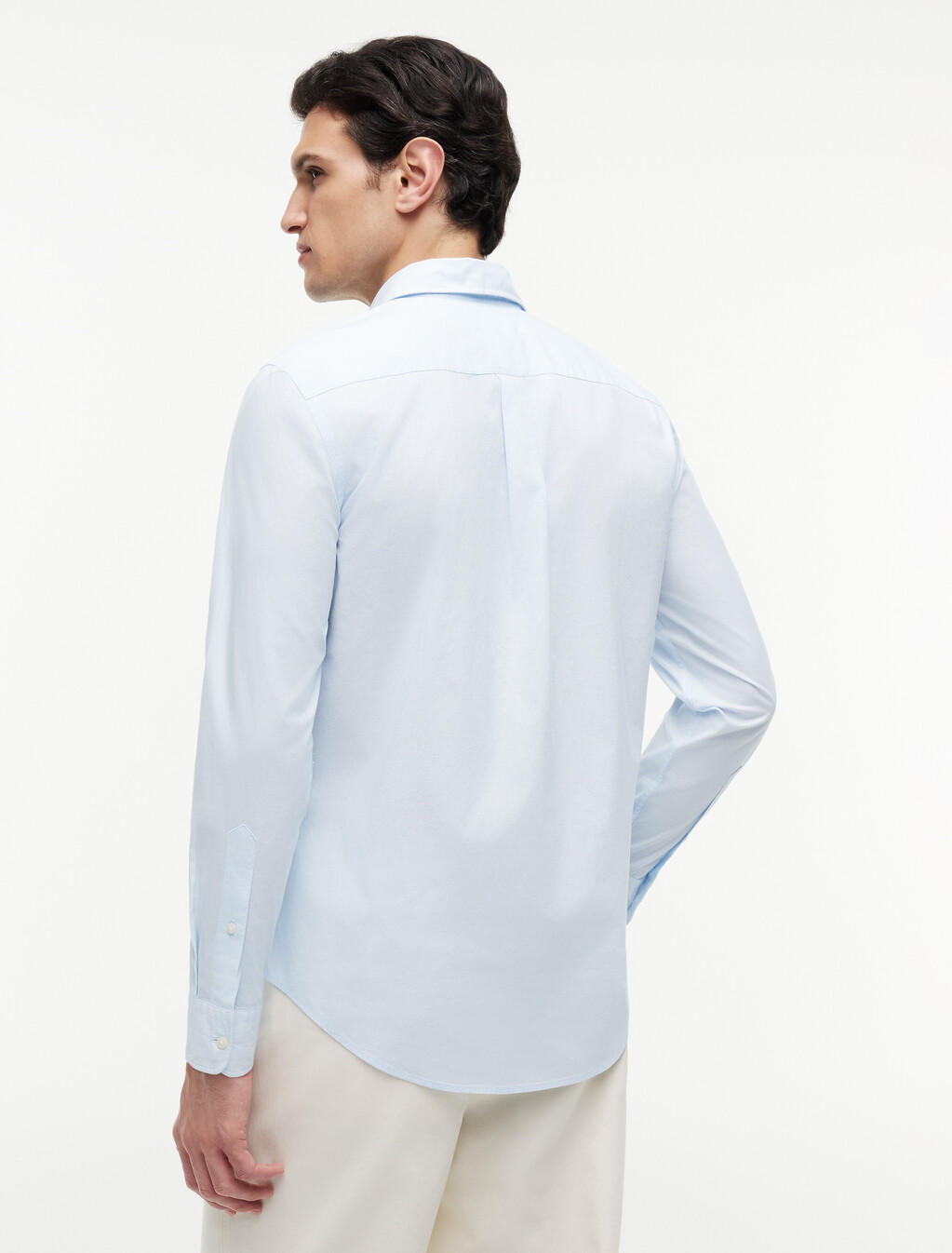 Slim Flex Micro Print Poplin Shirt, Sweet Blue / Allover, hi-res