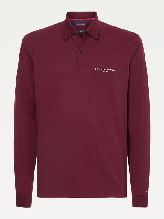 Slim Fit Long Sleeve Polo Slim Fit Long Sleeve Polo