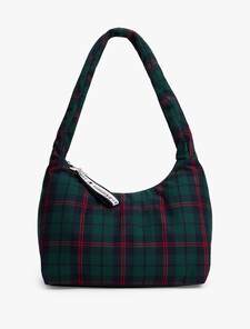 Tommy Girl XL Hobo Bag, Check Mix, hi-res