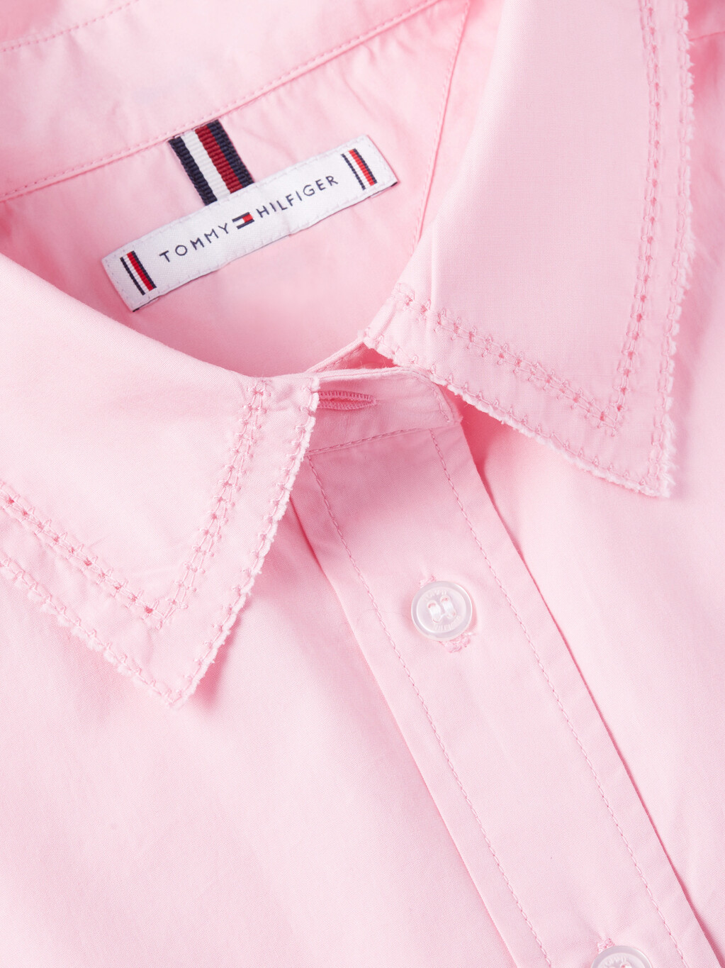 超寬鬆及膝裇衫連身裙, Classic Pink, hi-res