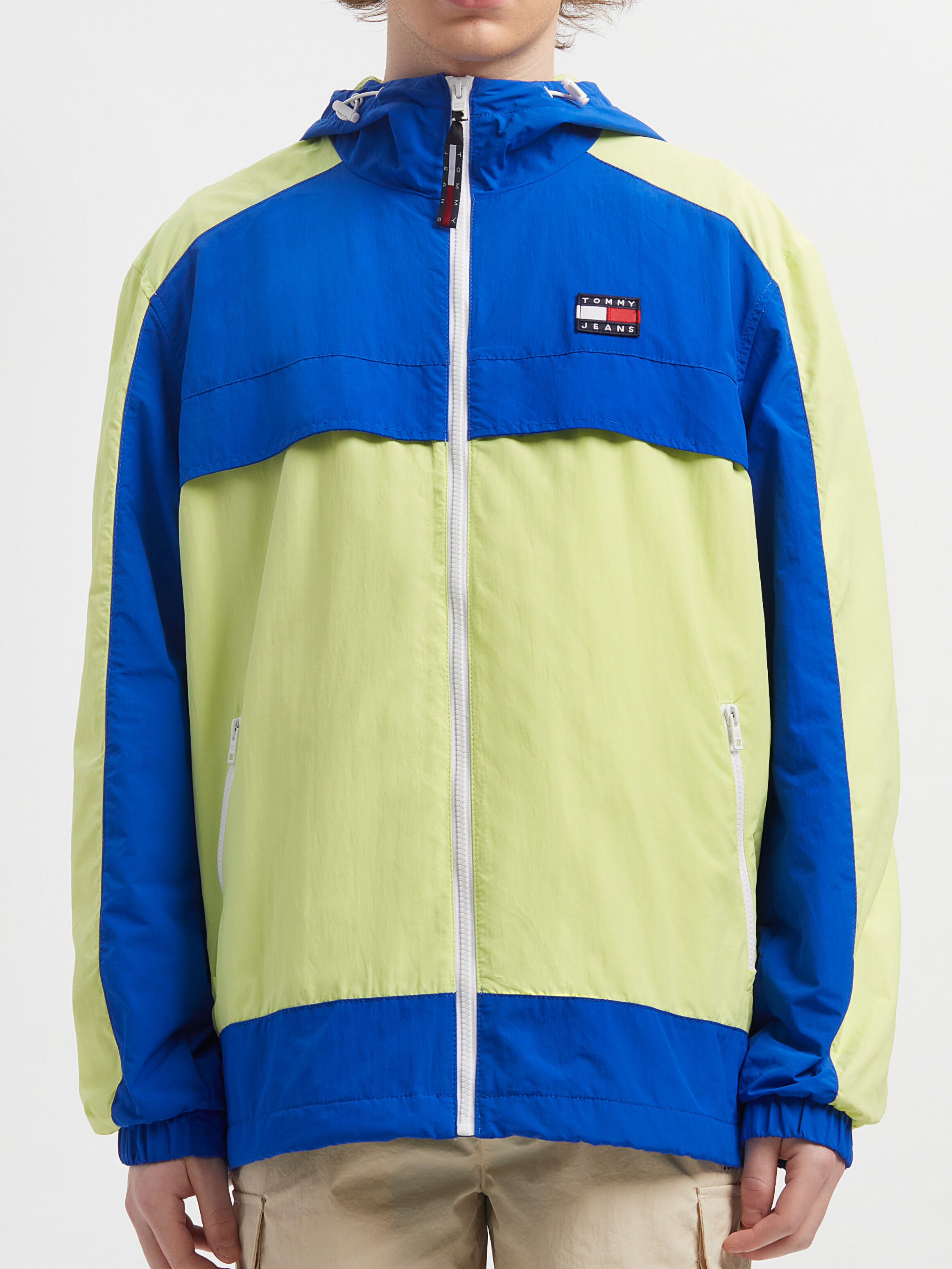 Tommy hilfiger colour hotsell block windbreaker