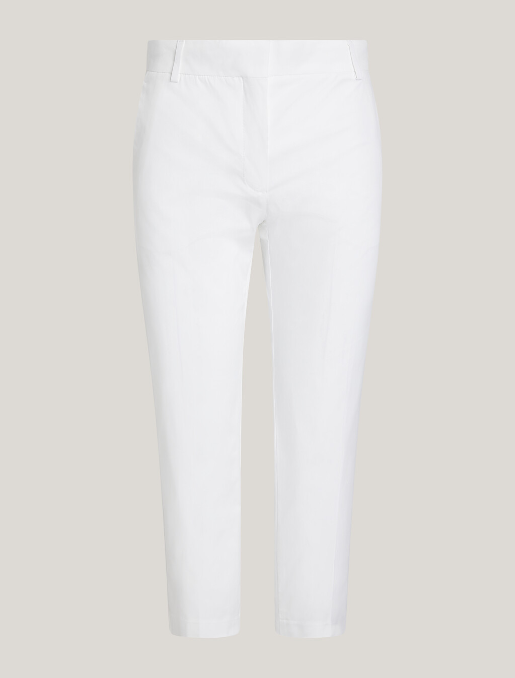 Cropped Straight Chinos, Th Optic White, hi-res
