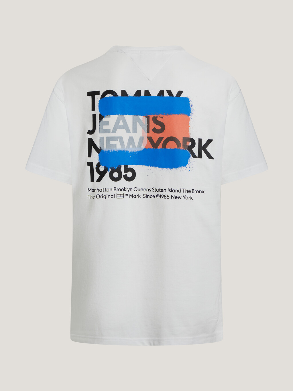 NYC 1985 塗鴉旗幟標誌 T 恤, White, hi-res