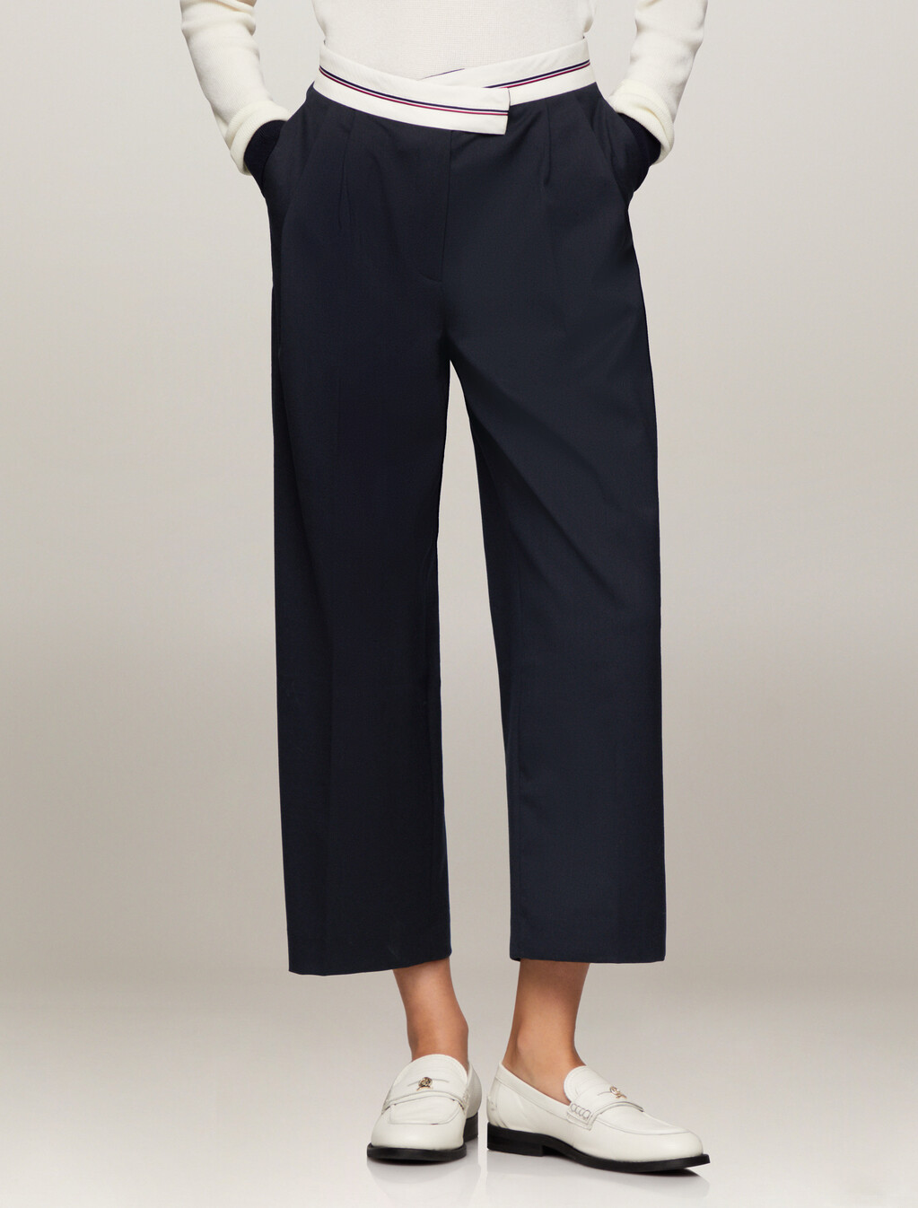 Asia Fit Waistband Wide Leg Pants, Desert Sky, hi-res