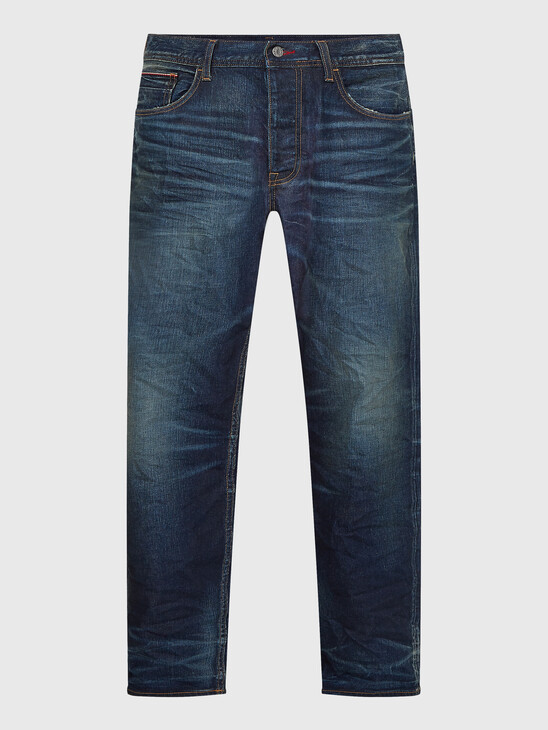 MOORE TAPERED FADED JEANS