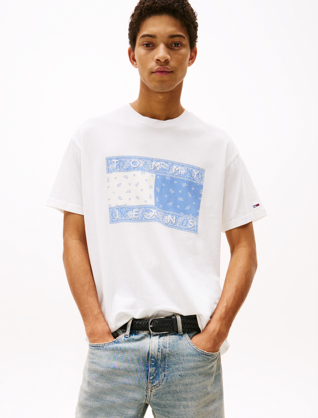 Paisley Logo Relaxed T-Shirt, Ecru, hi-res