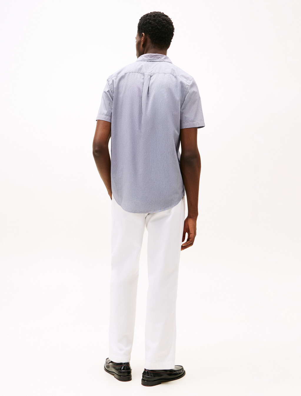 TH Flex Micro Houndstooth Poplin Shirt, Night Sky Allover, hi-res