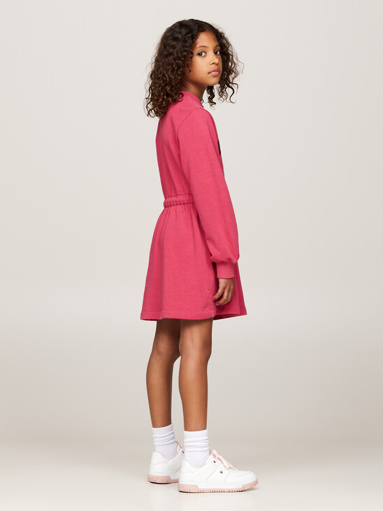 Varsity Logo Relaxed Sweatshirt Dress