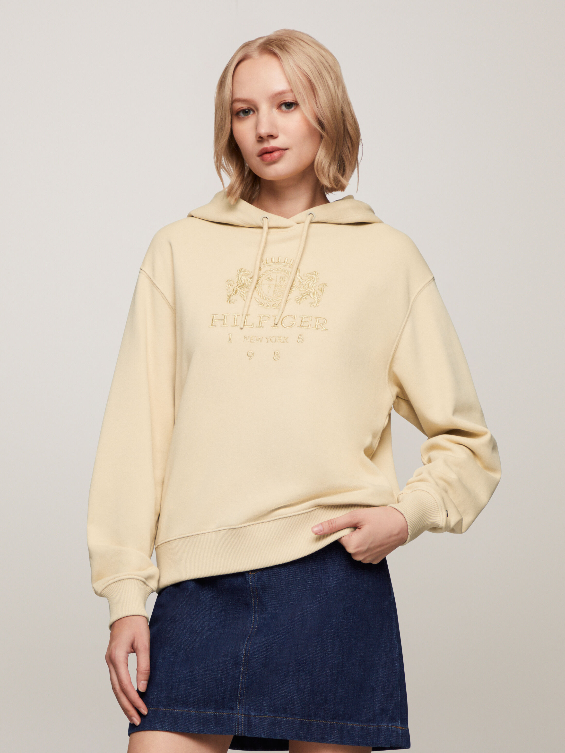 Modern Varsity Crest Hoodie