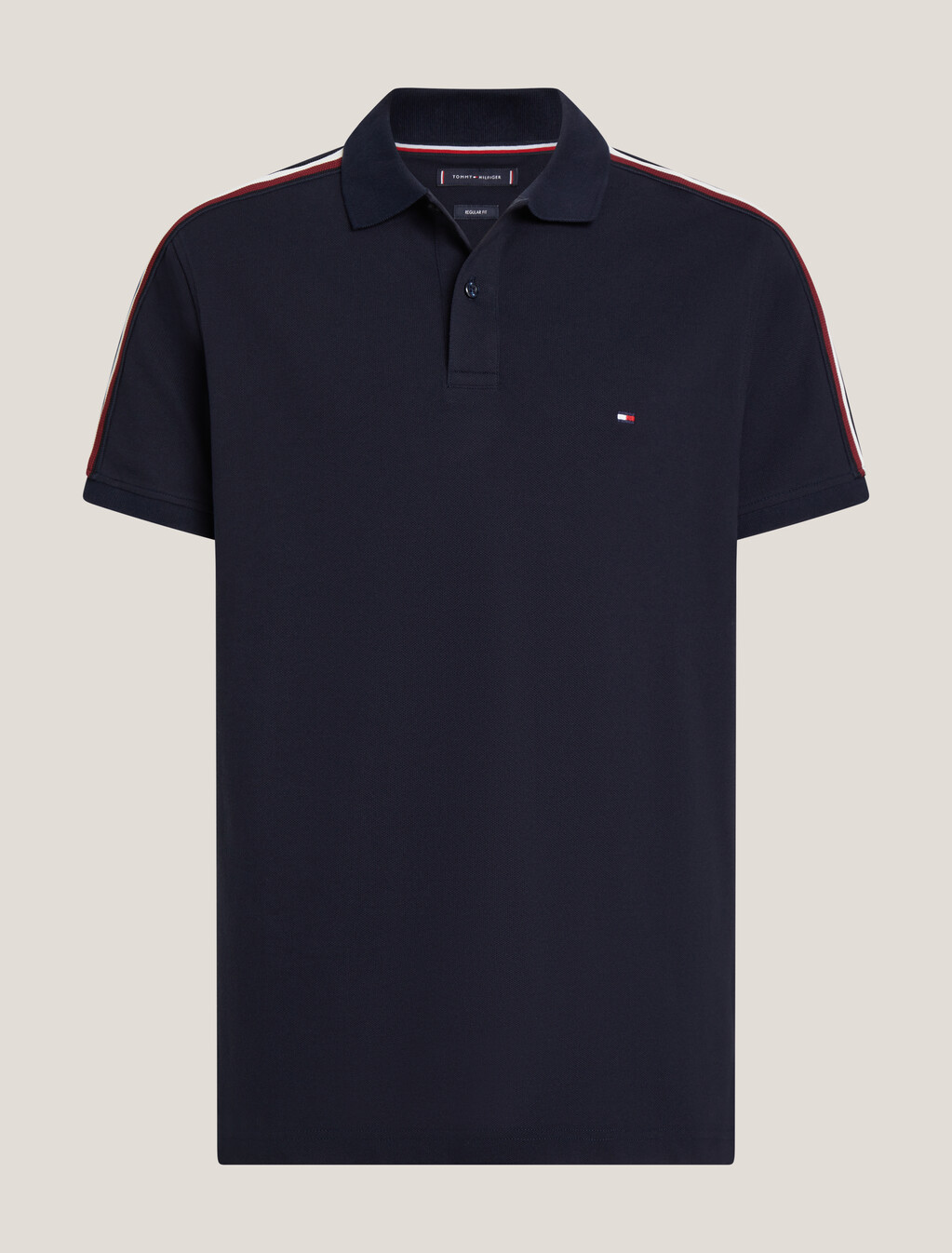 Shadow Global Stripe Regular Polo, Desert Sky, hi-res