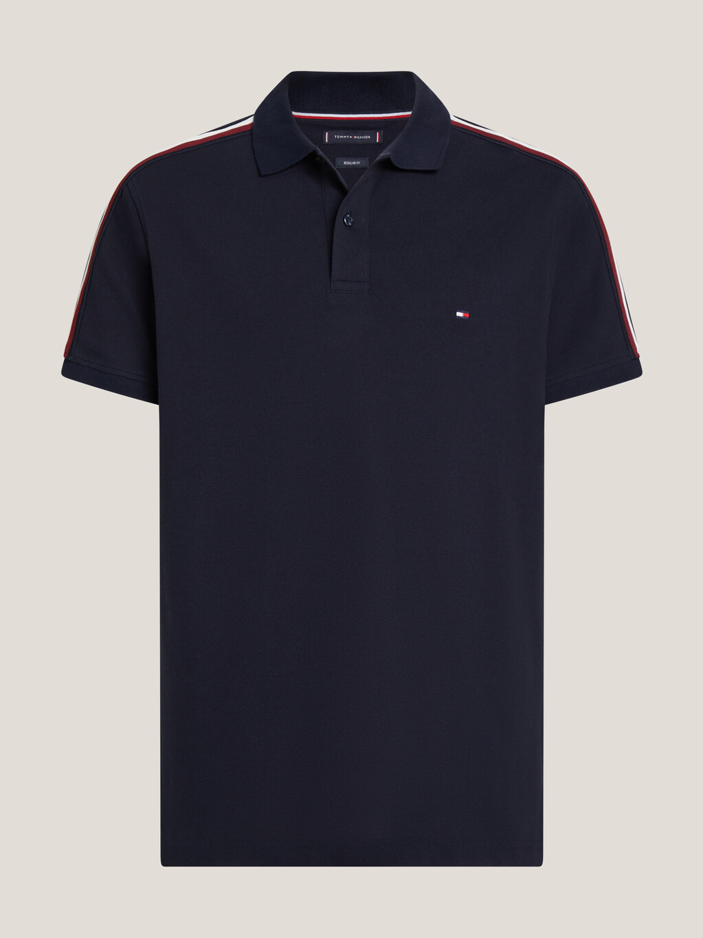 Shadow Global Stripe Regular Polo, Desert Sky, hi-res