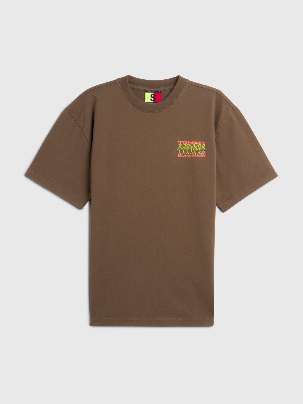 Tommy X Supervsn Design The World T-Shirt, Dark Earth, hi-res