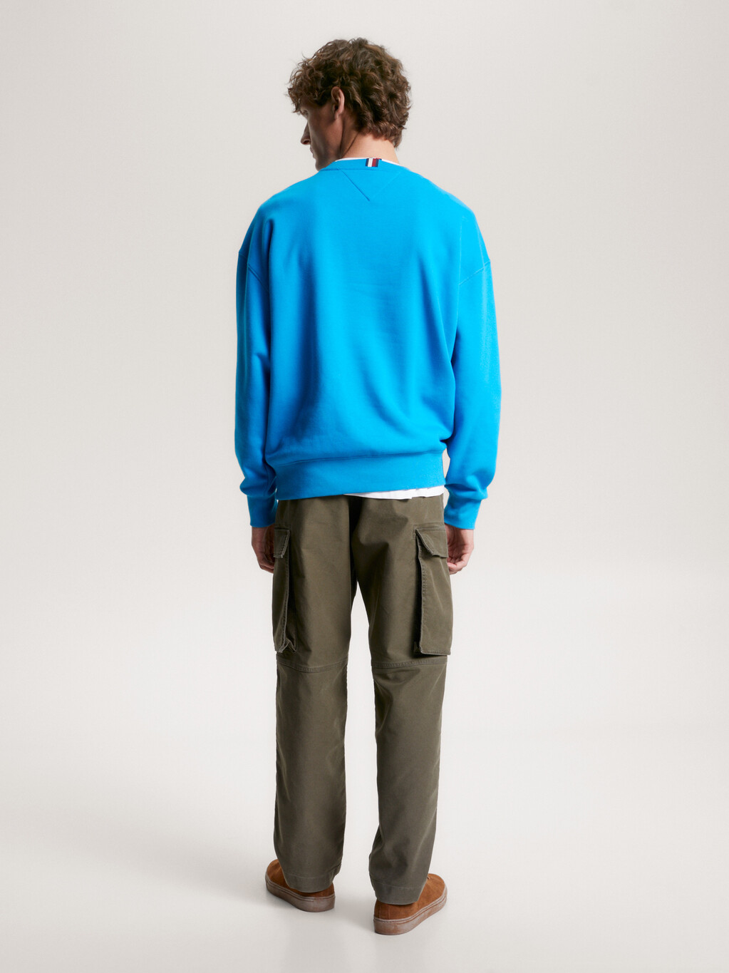 Hilfiger Monotype Archive Fit Sweatshirt, Cerulean Aqua, hi-res