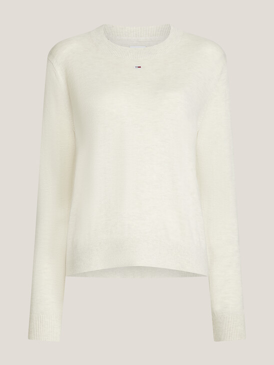 Essential Crewneck Cotton Viscose Sweater