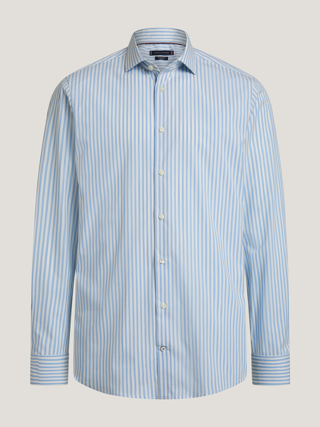條紋標準版型裇衫, Cloudy Blue / Optic White, hi-res