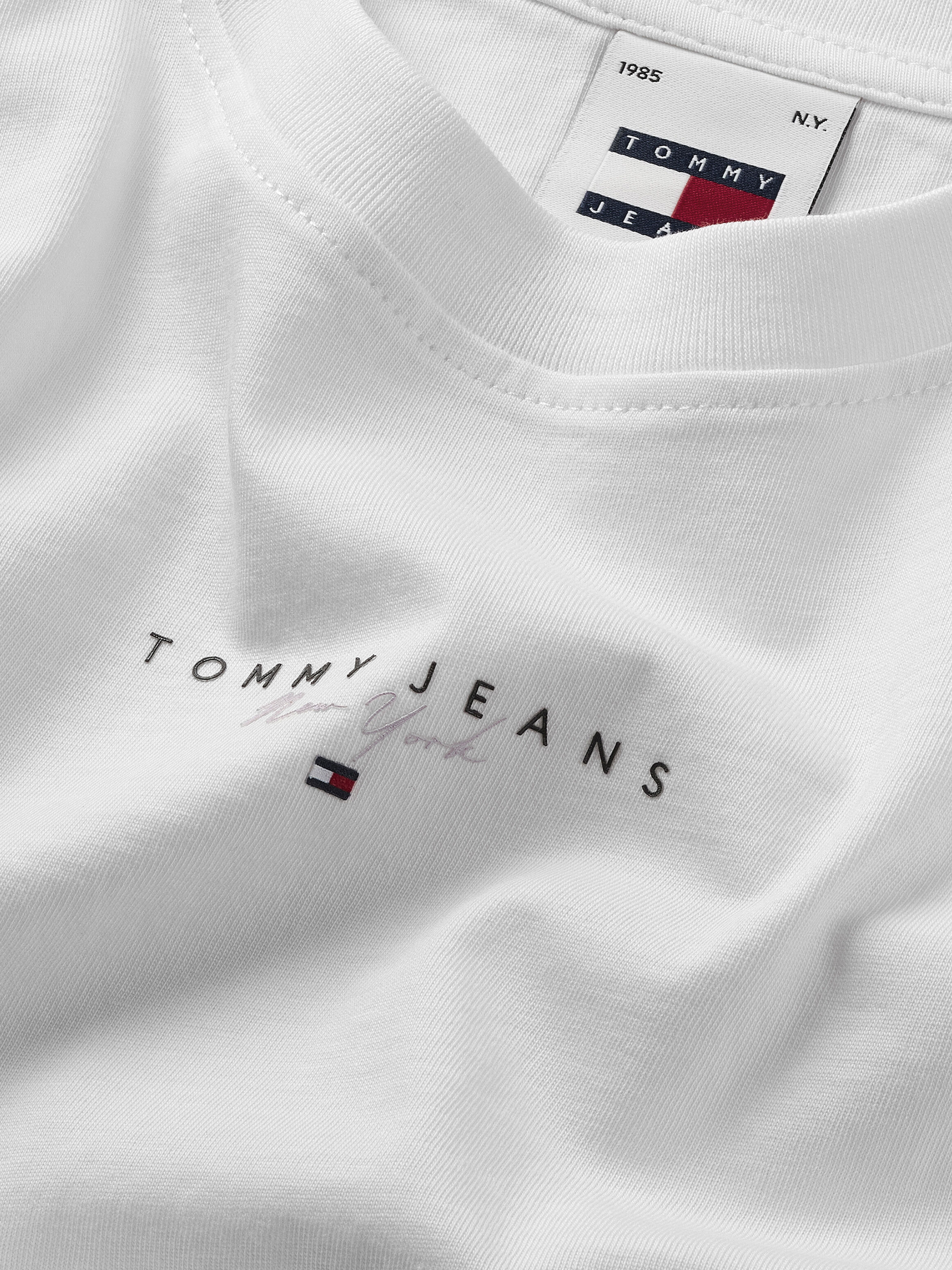 Essential Logo T Shirt white Tommy Hilfiger Hong Kong