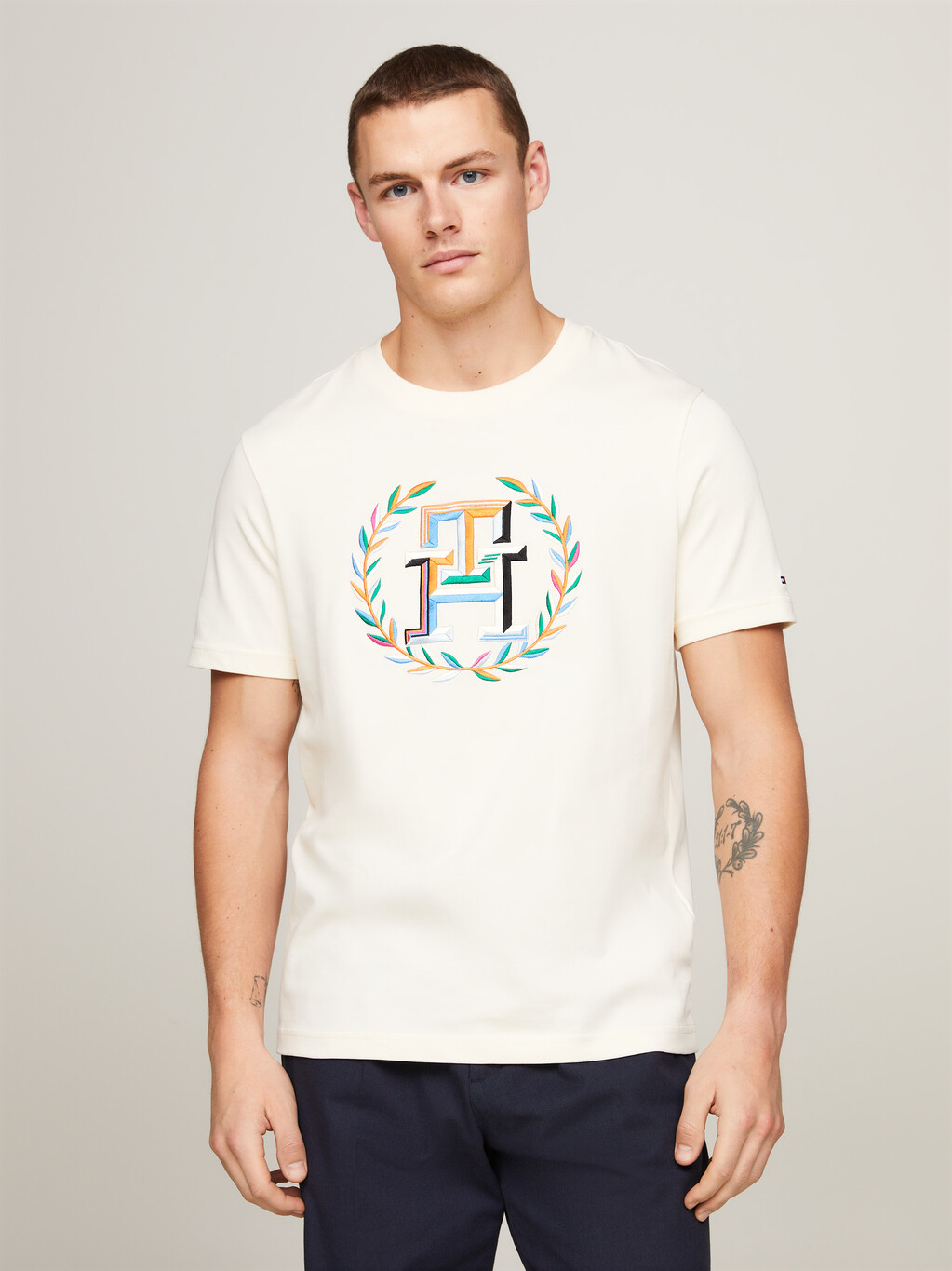 Archive Crest Logo T-Shirt, Calico, hi-res