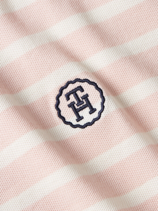 Relaxed Lyocell Stripe Polo