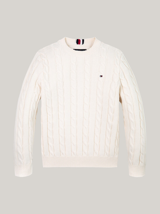 Cable Knit Crew Neck Jumper