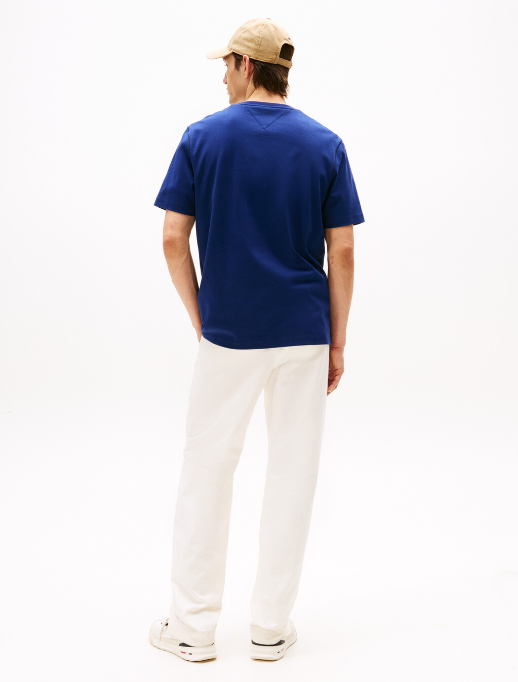 弧形浮雕標誌 T 恤, Preppy Navy, hi-res
