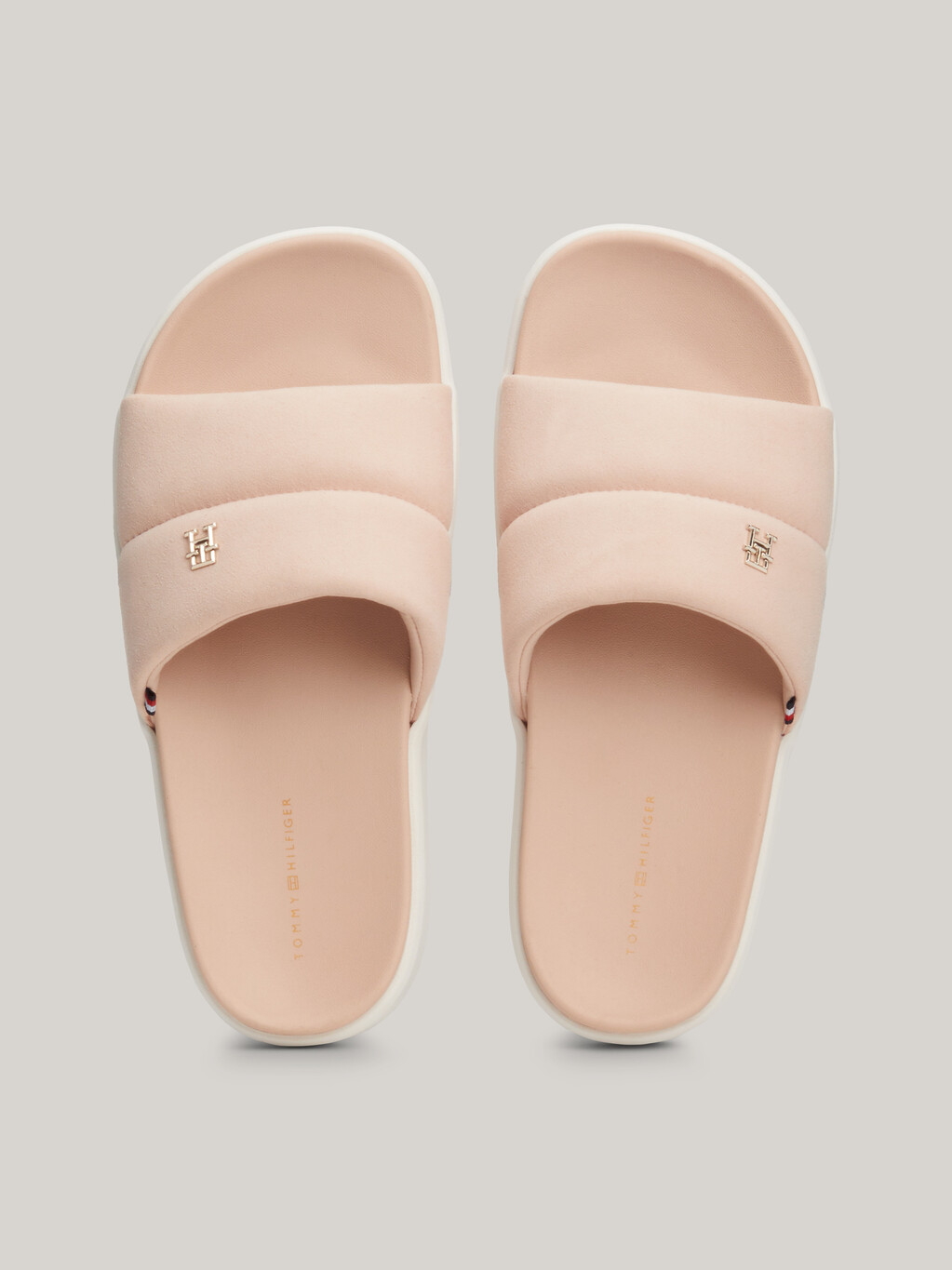 Casual Chic Platform Pool Slides, Pink Bloom, hi-res