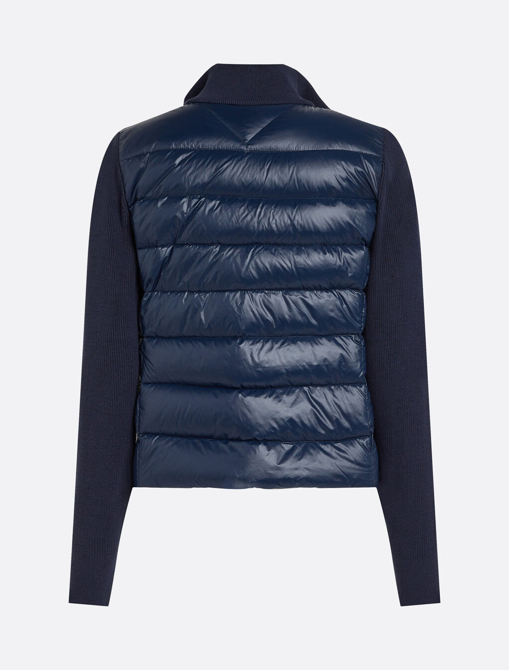 對比色衣袖羽絨外套, Dark Night Navy, hi-res
