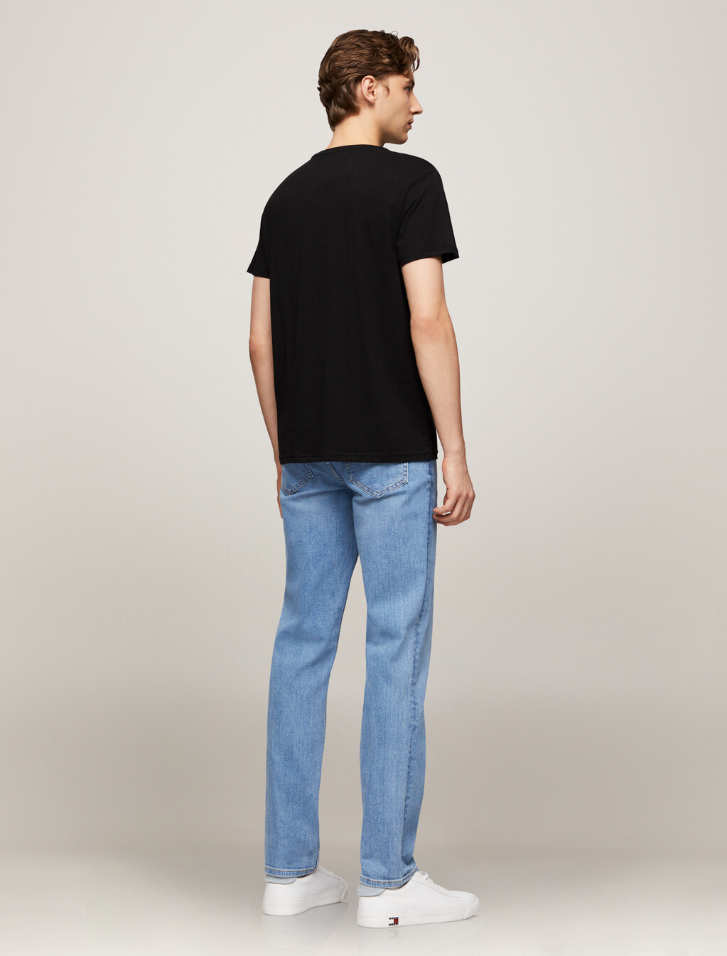 Varsity Logo Slim T-Shirt, Black, hi-res