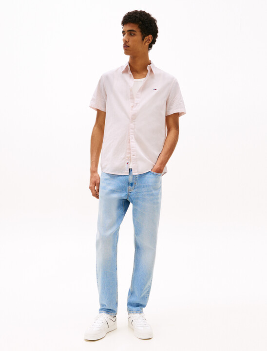 Regular Fit Linen Blend Shirt