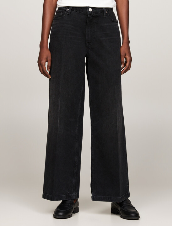 Wide Leg Black Jeans