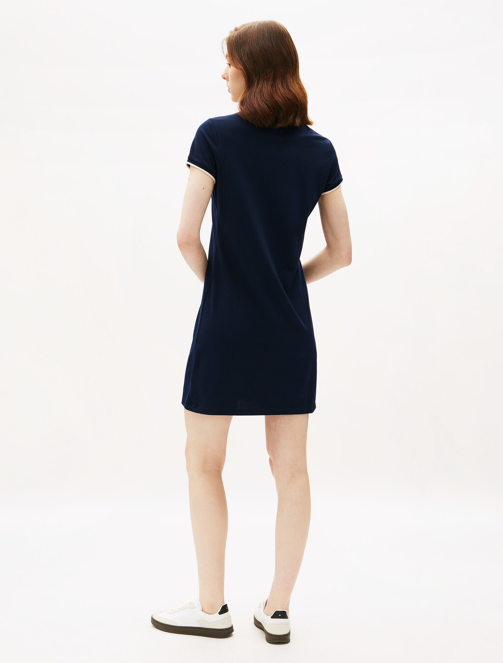 運動風優雅 Polo 連身裙, Dark Night Navy, hi-res