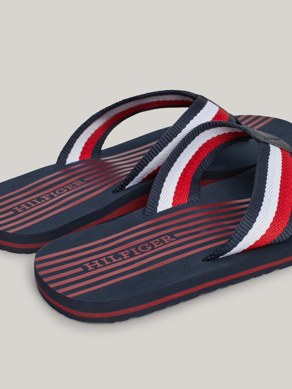 Signature Tape Strap Flip-Flops, Desert Sky, hi-res