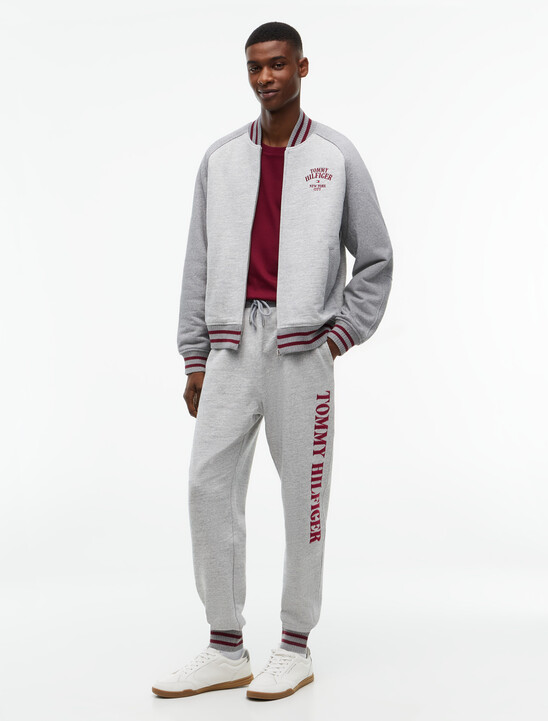 Varsity Logo Embroidery Relaxed Cuffed Joggers
