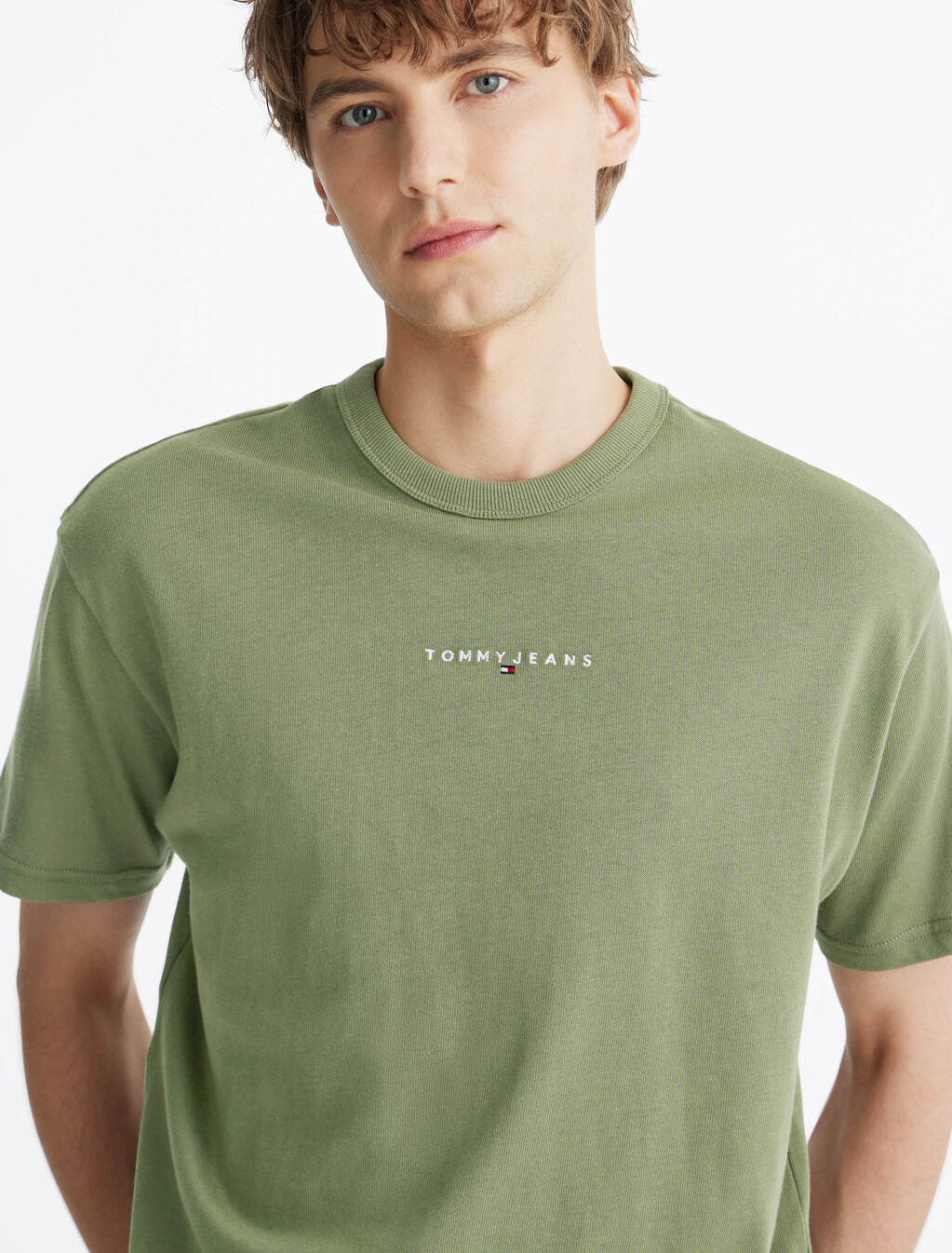 Logo Embroidery Relaxed T-Shirt, Aruba Green, hi-res