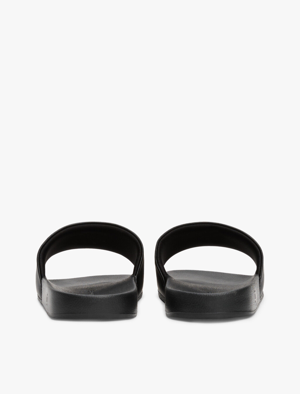 Flag Embroidery Pool Slides, Black, hi-res