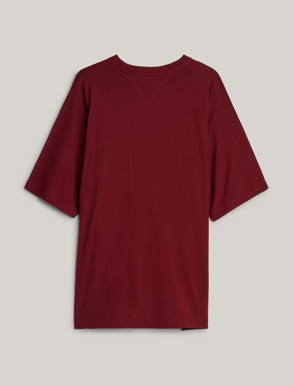 徽章刺繡和服袖方正版型 T 恤, Rouge, hi-res
