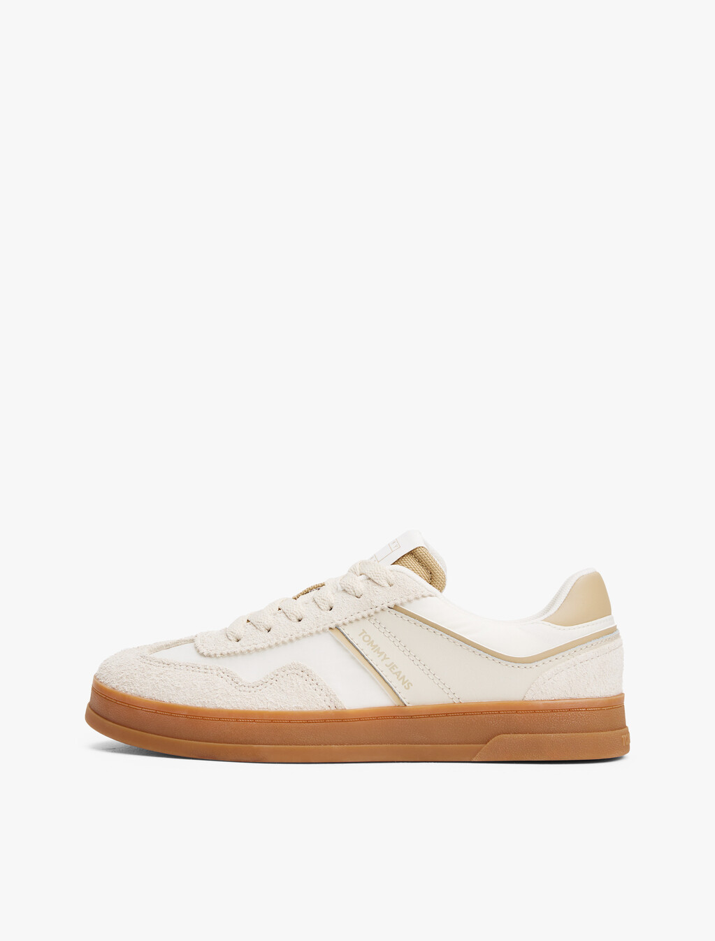The Greenwich Leather Trainers, Newsprint, hi-res
