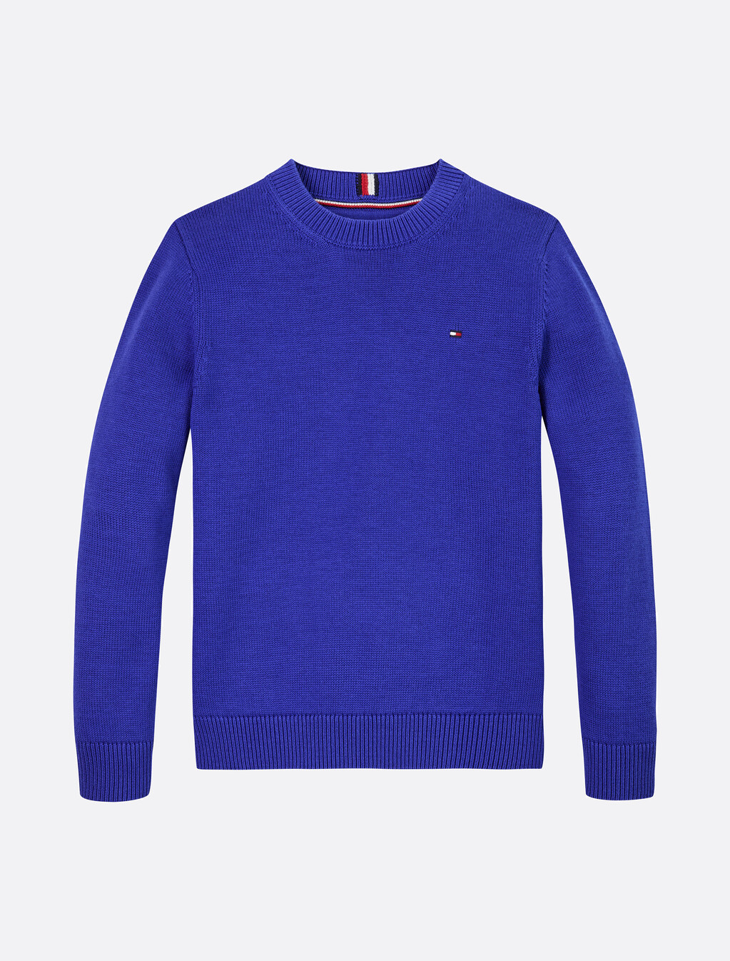 Varsity Elbow Patch Jumper, Wedge Blue, hi-res