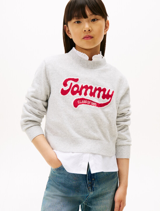 Varsity Intarsia Logo Jumper