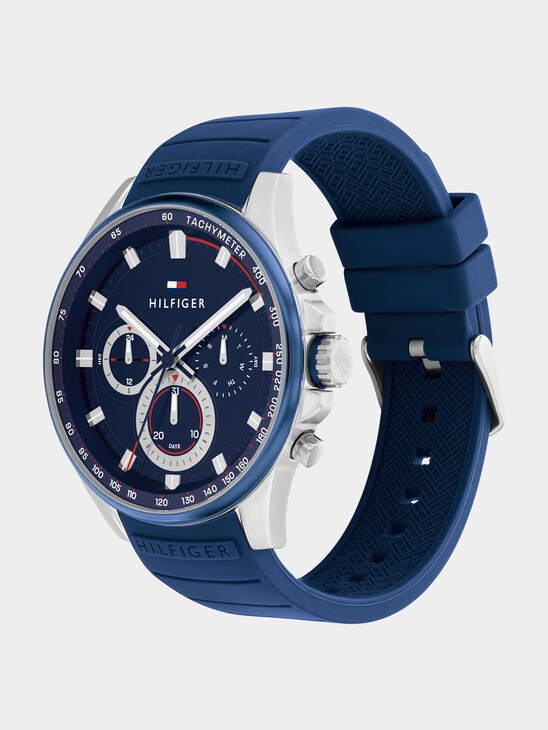 MULTIFUNCTION SILICONE STRAP WATCH