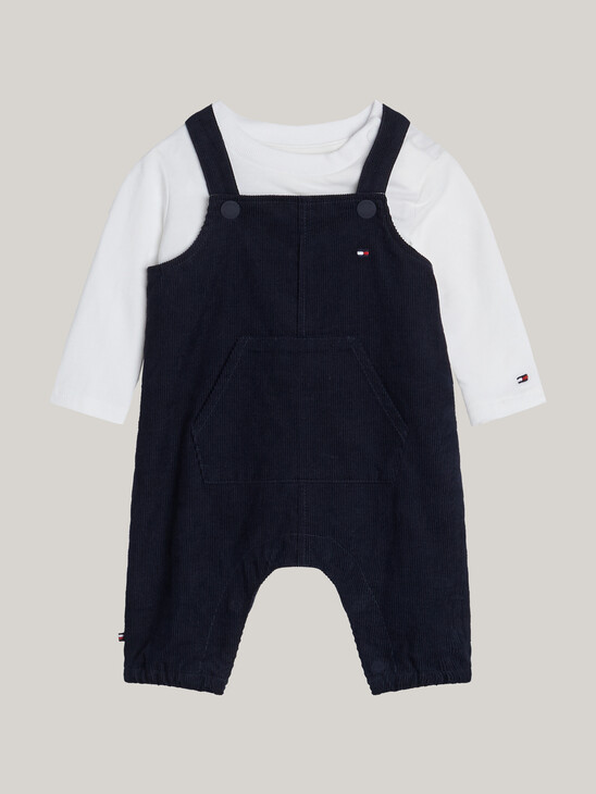 Corduroy Dungarees Set