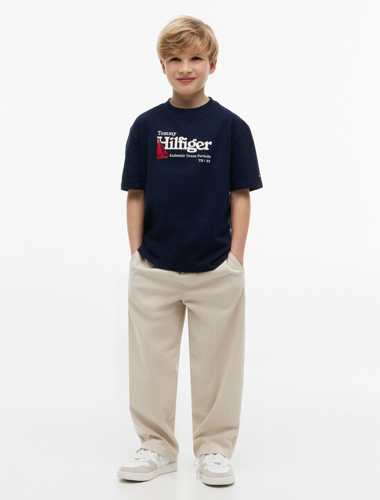 Logo Embroidery Pique T-Shirt